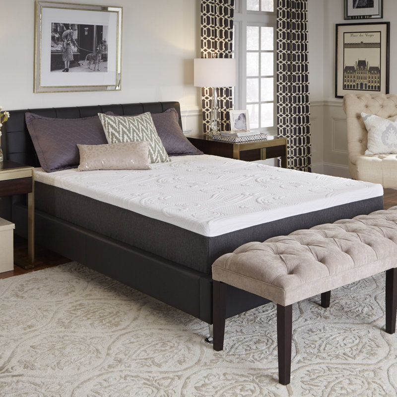 ComforPedic from Beautyrest 14 Medium NRGel Memory Foam Mattress ComforPedic from Beautyrest Mattress Size Extra Long Twin